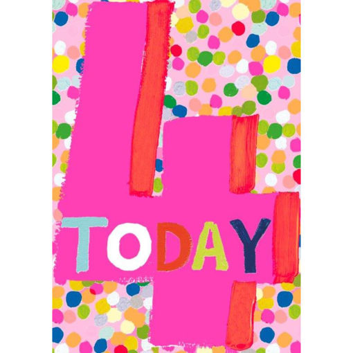 Picture of 4TH BIRTHDAY CARD